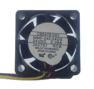 Elektronik bileşen CB0479-H01 MMF-04C24DS 24VDC 0.09A 9.6W 4015 3 hattı biriktirme akış fan eksenel akış fanı