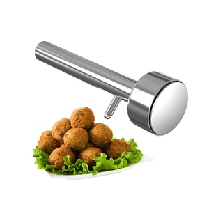 <span class=keywords><strong>Stampo</strong></span> Professionale <span class=keywords><strong>per</strong></span> Falafel in Acciaio Inox, Utensile <span class=keywords><strong>per</strong></span> <span class=keywords><strong>Polpette</strong></span> con Sistema Push-Pull - Product Image 1