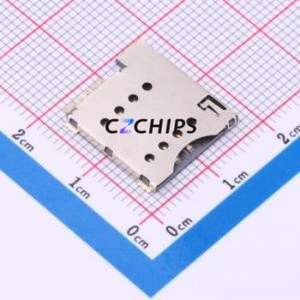 ZX-MSIM-481.35J-Z6 <b>SIM</b> <b>Card</b> Connector SMD Connector Self-Return Type Micro <b>SIM</b> <b>Card</b> <b>Card</b> <b>Holder</b> 1.35mm - Product Image 1