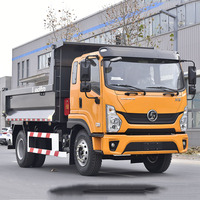 Camion benne léger Shacman 4X2 Euro 2, 10 tonnes, diesel, neuf, direction à gauche, moteur Yuchai, boîte de vitesses FAST