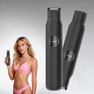 Depiladora Bikini para Mujer, Cabezal Doble, Depilación Facial sin Dolor, para Rostro/Cuerpo/Áreas Íntimas, Uso Doméstico - Product Image 1