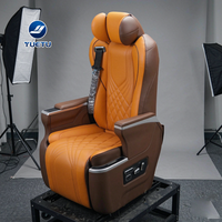 Siège de capitaine VIP modifié pour voiture, inclinable, avec repose-jambes, table pliante et porte-gobelet pour fourgonnette et monospace