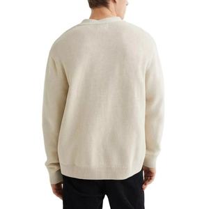 Cómodo fabricante Casual de talla grande Ralph suéter de color sólido con cuello en V suéter de punto para hombre cárdigan - Product Image 3