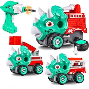 Divertente carino creare regali inerzia immaginazione Push Go Sound bambino attrito alimentato piccolo dinosauro giocattoli bambino auto