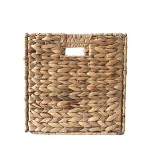Tuval çamaşır torbası kolları ile kıyı sepetleri ucuz Rattan söğüt sepet paskalya gardırop seti Seagrass küçük Boho - Product Image 3