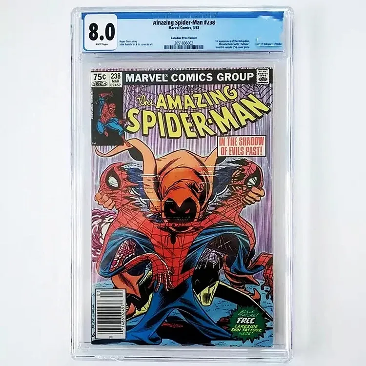 CGC casing pajangan lempengan komik berperingkat akrilik Marvel Comic Display untuk CGC x-man Spider man Venom Comics