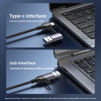 Adaptador Gigabit Ethernet RJ45 para Computadoras Portátiles, Tabletas y Teléfonos Móviles, Interfaz USB a Cable de Red, Tarjeta de Red Tipo C