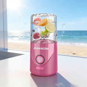 Mini-mixeur portable 260 ml rechargeable USB/batterie, 2 lames SUS304, sans BPA, étanche, pour glace pilée et smoothies, idéal pour l'extérieur et la voiture - Product Image 3