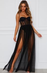 Abito da notte di Lingerie di lusso in pizzo Top Lingerie Sexy per donne donne Casual abbigliamento pornostar Dobby sottile bianco e nero