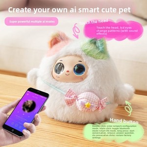 <span class=keywords><strong>Robot</strong></span> <span class=keywords><strong>de</strong></span> Peluche Yuan <span class=keywords><strong>Yo</strong></span>, Juguete Inteligente con IA, Diálogo Inteligente, Ojos LCD, Carga USB, Muñeca Parlante, Popular - Product Image 3