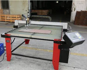 Lotos factory price 4x4 cnc router table top cutting machine 1200x1200 mm 16mm 220vtable decouper plasmas cnc panel saw table