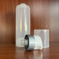 Bouteilles à pompe sans air en plastique sérigraphiées de 200 ml, vides, pour cosmétiques, nettoyants visage, lotions, emballages de toilette, 150 ml, 250 ml