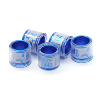Bagues de patte pour pigeons 4 mm, bagues d'identification privées pour pigeons, bandes en aluminium pour canaris d'extérieur, bagues de patte pour oiseaux et pinsons