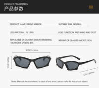 Gafas de Sol Deportivas Vintage Irregulares para Exteriores, Unisex, UV400, Novedad 2024