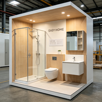 Pasokan Langsung Pabrik Kamar Mandi Prefabrikasi Set Kamar Mandi Modular Lengkap untuk Proyek Real Estat