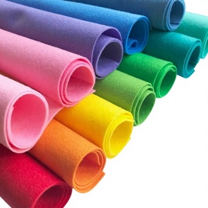 Tissu polaire aiguilleté de poids moyen, respirant, imperméable, écologique, coloré de qualité supérieure, 100 % polyester, pour travaux manuels - Product Image 2