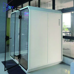 Cabina de teléfono portátil Oficina con aislamiento acústico Interior Reunión Pod Cabina de aprendizaje móvil extraíble fácil para hoteles - Product Image 1
