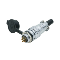 Connecteur industriel PLS16 de type raccordement carré et circulaire, 2, 3, 4, 5, 6, 7, 8, 9 broches, prise et fiche aviation mâle/femelle