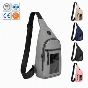 Bolsa Bandolera Impermeable con Ventana para Tarjetas Graduadas PSA, para Coleccionistas de TCG y Fans del Anime - Product Image 1