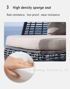 Sofá <span class=keywords><strong>de</strong></span> Patio impermeable <span class=keywords><strong>de</strong></span> lujo, nuevo sofá <span class=keywords><strong>de</strong></span> aluminio <span class=keywords><strong>para</strong></span> exteriores, <span class=keywords><strong>jardín</strong></span>, hoteles, cojín seccional, bastón <span class=keywords><strong>de</strong></span> mimbre, cama <span class=keywords><strong>de</strong></span> día, tumbona ancha - Product Image 4
