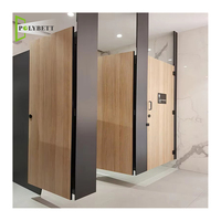 Cubículos de Ducha y Baño de Estilo Moderno, Super Mate, de Tablero Fenólico HPL, Laminado Fenólico, para Áreas Públicas