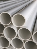 Tuyau d'irrigation blanc en PVC de 15mm pour le transport des eaux usées, bonne vente