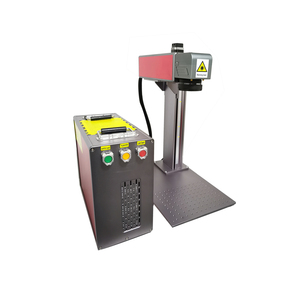 Machine de marquage laser à fibre 20w 50w JPT avec convoyeur à dispositif rotatif pour marquage de stylos - Product Image 4