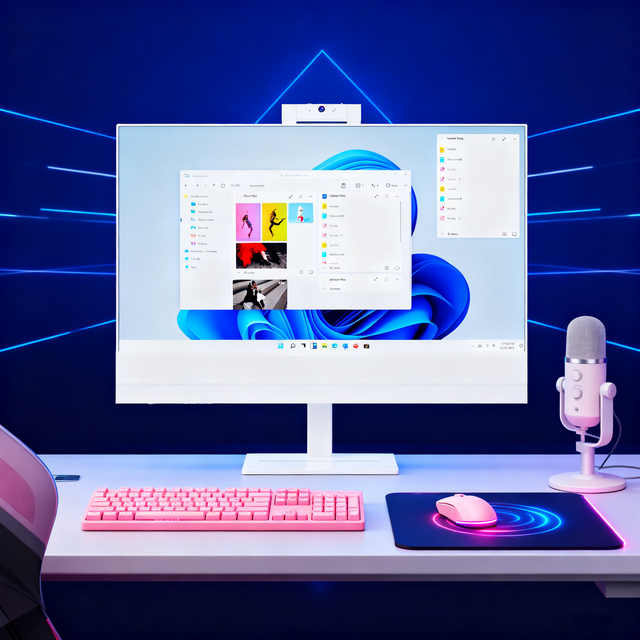 Mini Gaming Pc AMD AM4 Ryzen 7800 Core Pc Completo Aio Complet Full Set Setup Computadora Ryzen 9 All in Pc