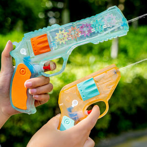 2 в 1 пластиковый прозрачный вращающийся водяной пистолет игрушки для детей мини-водяной пистолет летний наружный водяной пистолет для детей - Product Image 2