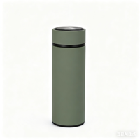 Tasse droite d'affaires mate de haute qualité de 12 oz, tasse thermos en acier inoxydable 304, tasse portable.