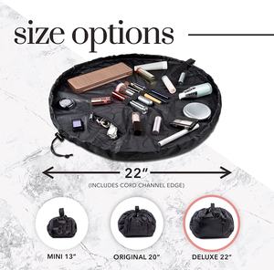 Hot Sale Custom Portable Lightweight Travel Toiletry Bag Quilted Drawstring Cosmetic <strong>Makeup</strong> Bag Organizer - Product Image 3