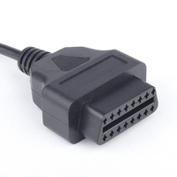 Lanlin Auto 7-Pin Stecker auf OBDII 16-Pin Buchse Kabel 7-Pin zu 16-Pin Verbindungskabel 1 Jahr Garantie
