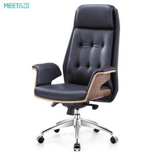 Modern Heavy-Duty Executive Leather Office <b>Desk</b> Chair Big and Tall Synthetic Leather <b>Extendable</b> Feature - Product Image 3