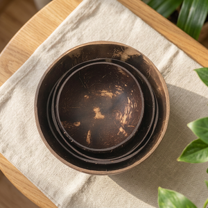 Tazón de Madera Pulida para Camping, Ecológico, con Logotipo Personalizado, Juego de Tazón y Cuchara, Tazón para Ensalada, Venta al Por Mayor - Product Image 1