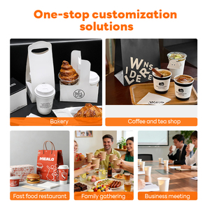 Bicchiere di Carta Isolato Usa e Getta con Stampa Personalizzata, Tazza <span class=keywords><strong>per</strong></span> <span class=keywords><strong>Caffè</strong></span> Caldo e Tè <span class=keywords><strong>per</strong></span> Caffetterie e Ristoranti - Product Image 6