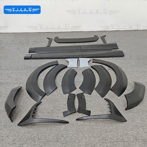 Kit de carrosserie <span class=keywords><strong>AB</strong></span> FRP pour Audi Q7 2021-2024, large carrosserie, passage de roue, panneau de porte, aileron en fibre de carbone, aileron supérieur - Product Image 6