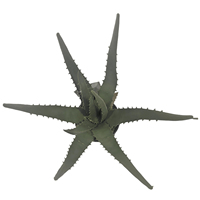 CHUANGFA 34cm handgemachte künstliche Aloe Vera Baum realistische Kunst metall Gras Pflanze für den Innenbereich für Hochzeit Handwerk Anlässe
