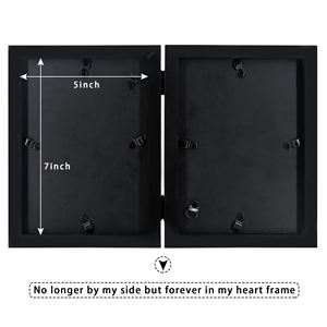 2026年ペット喪失記念フォトフレームセット　お悔やみネックレス　ペットの思い出のための詩　ペットメモリアル両面フレーム - Product Image 3