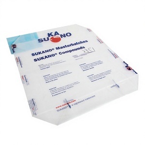High Strength PE Valve Bags 25kg Fertilizer Making Eco-Friendly Plastic <b>Socks</b> Easy Fill Hot Stamping Embossing - Product Image 1
