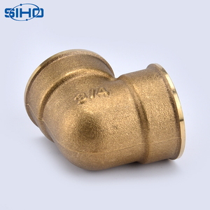 Phụ Kiện Nén Elbow Chất Lượng Tốt Nhất 90 Độ Phù Hợp/Đồng Thau Cơ Sở Dầu Khí Nước Màu Vàng Đồng Thau Màu Nam Quảng Trường Bằng ISO 9001 - Product Image 5