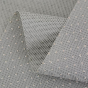 Proveedor de China, tela no tejida <span class=keywords><strong>con</strong></span> puntos de PVC, telas para alfombras <span class=keywords><strong>con</strong></span> <span class=keywords><strong>base</strong></span> de polipropileno antideslizante - Product Image 2