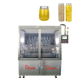 Automatic raw fresh milk filling and capping Machine / milk filling machine with lug capping machine