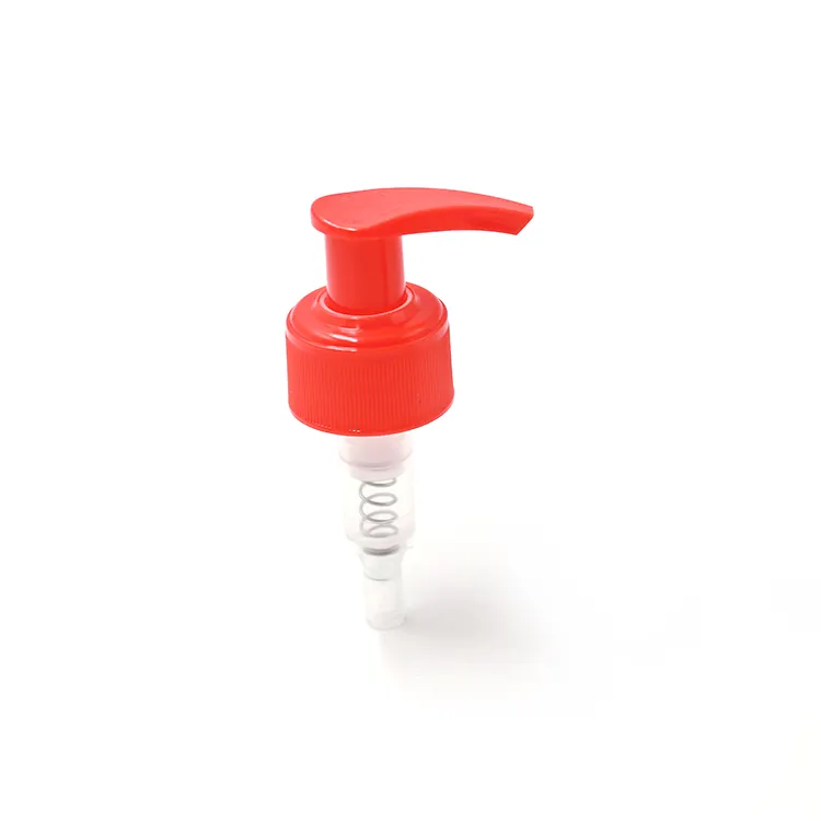 Red 24/410 28/410 Liquid Soap dispenser body pumps Plastic Customized Foundation lotion Pump Lids Pump For PET Bottle shampoo