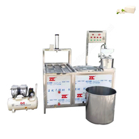 China Top Tofu Machine Stainless Steel Motor Soymilk Maker High Productivity 50kg/h Small Scale Soya Chunks Making Machine
