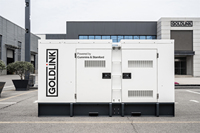 Goldlink Super Silent 115kVA Grupo electrógeno diésel 92KW Arranque automático 50/60Hz Frecuencia 480V Voltaje nominal Hecho en China para fábricas