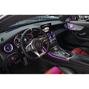 ชุดอัพเกรดไฟ Ambient Lighting 64 สี สำหรับ Mercedes-Benz C-Coupe ปี 2015-2021 รุ่น W205 ชุดอุปกรณ์ตกแต่งไฟ LED ภายใน 6 ชิ้น - Product Image 2