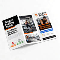 Service d'impression de flyers personnalisés A3 A4 A5 A6, menus de restaurant, livrets, affiches, brochures, dépliants, prospectus