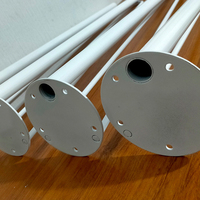 Pieds de table en métal amovibles de haute qualité avec roulettes, noir et blanc, style moderne minimaliste, pour restaurant, bureau, café, bar