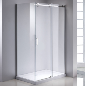 <span class=keywords><strong>Porte</strong></span> de douche sans cadre avec gros rouleaux <span class=keywords><strong>porte</strong></span> de douche en verre cabine de bain - Product Image 1