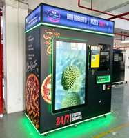 Distributeur automatique de pizzas intelligent à écran tactile personnalisé en libre-service, machine à faire des pizzas entièrement automatique